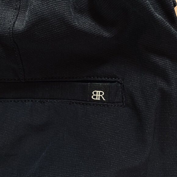 BANANA REPUBLIC Men's 32 Flat Front Technical Shorts Black Preppy Summer Golf - Picture 13 of 16